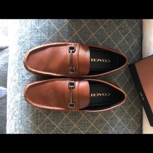 Coach Buckle Loafers - Brown Size 10.5